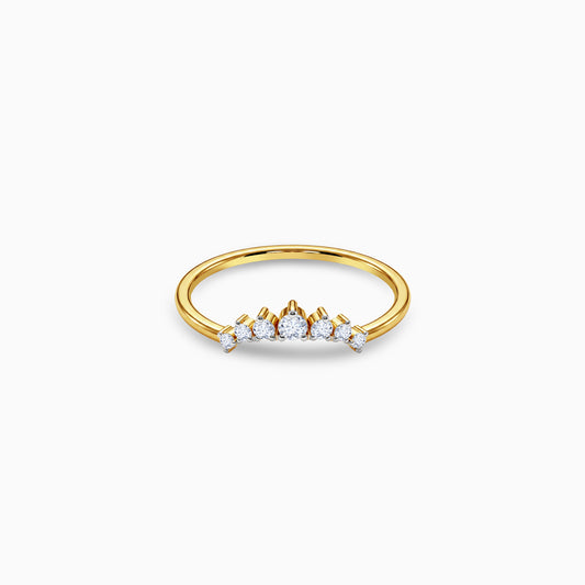 Gold Serac Vanki Lab Grown Diamond Ring (Size 12)