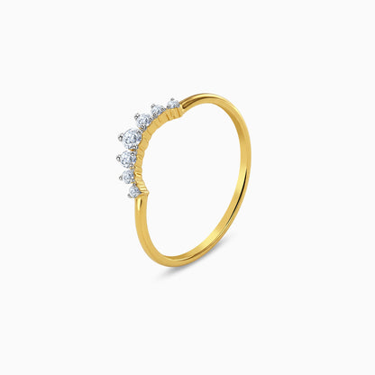 Gold Serac Vanki Lab Grown Diamond Ring (Size 12)