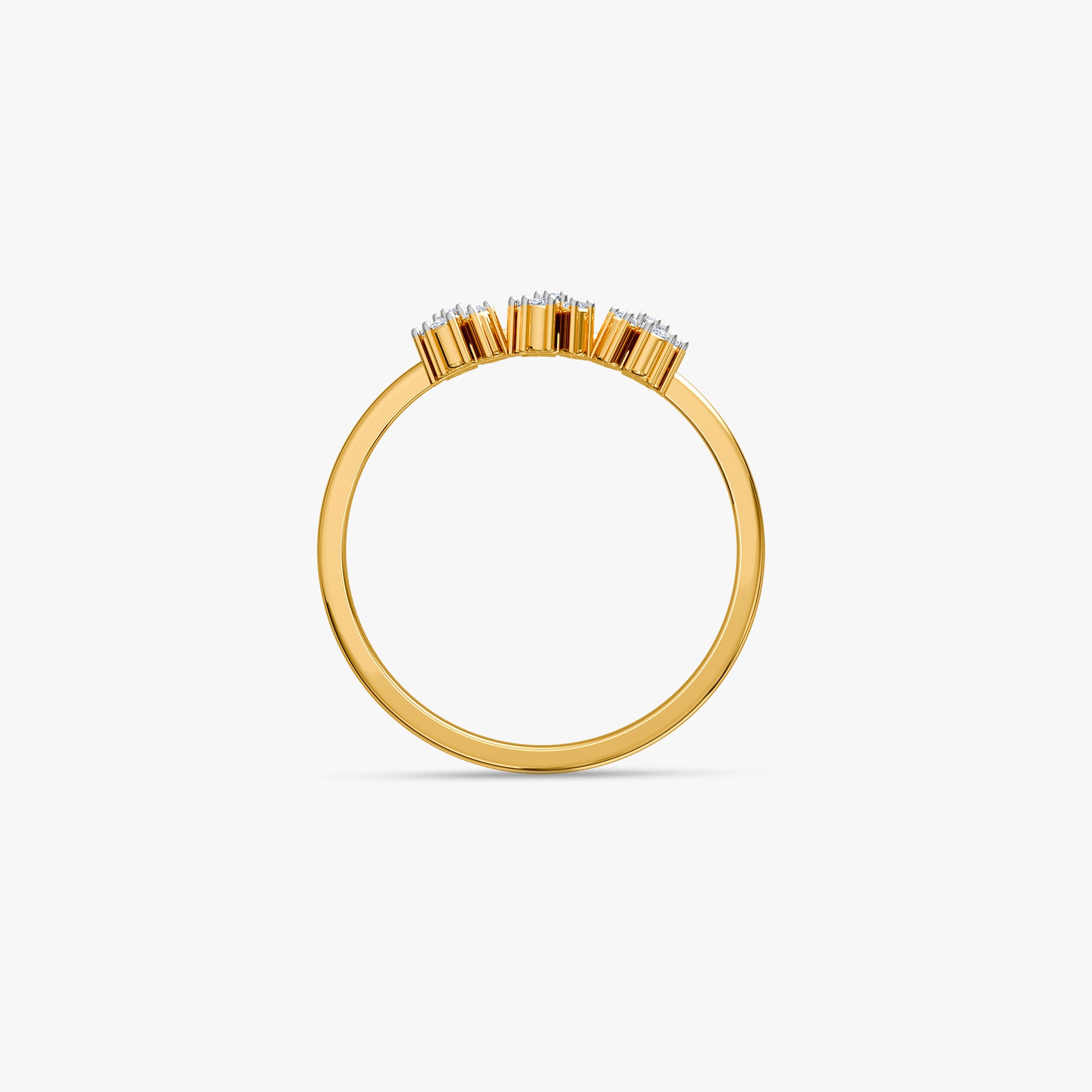 Gold Pretty Verse Lab Grown Diamond Ring (Size 12)