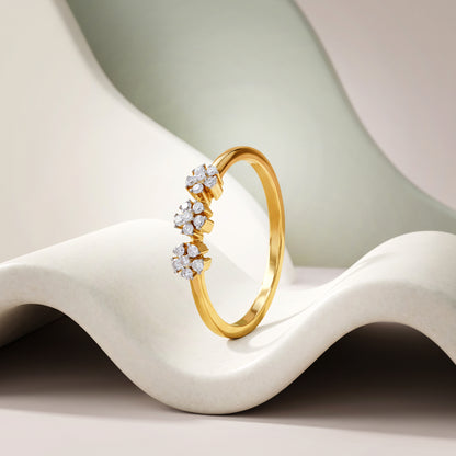 Gold Pretty Verse Lab Grown Diamond Ring (Size 12)