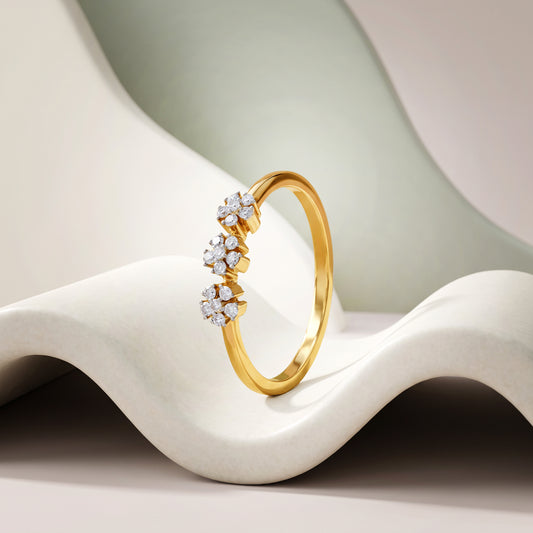 Gold Pretty Verse Lab Grown Diamond Ring (Size 12)