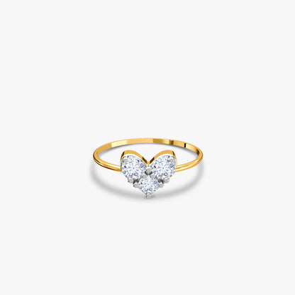 Gold Cherished Spark Lab Grown Diamond Ring (Size 12)