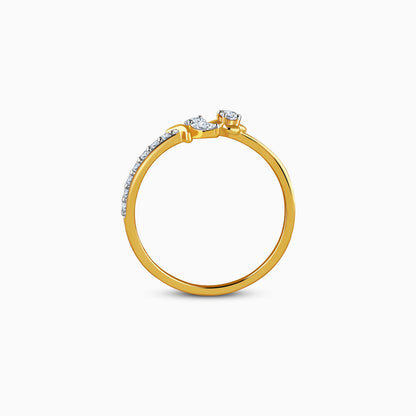 Gold Floret Dream Lab Grown Diamond Ring (Size 12)