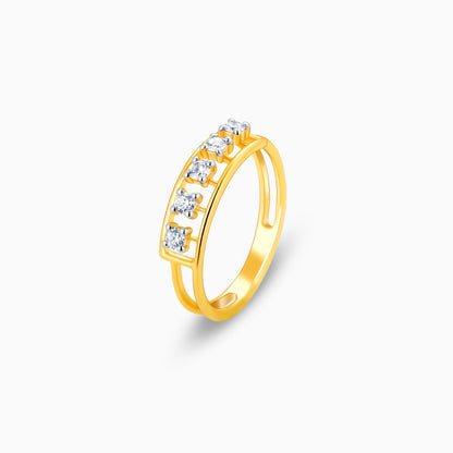 Gold Dazzling Diamond Ring