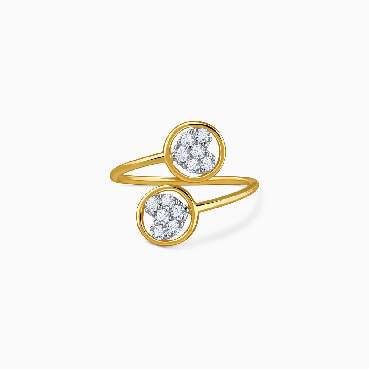 Gold Fantastic Love Lab Grown Diamond Ring (Size 12)