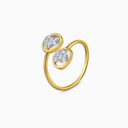 Gold Fantastic Love Lab Grown Diamond Ring (Size 12)