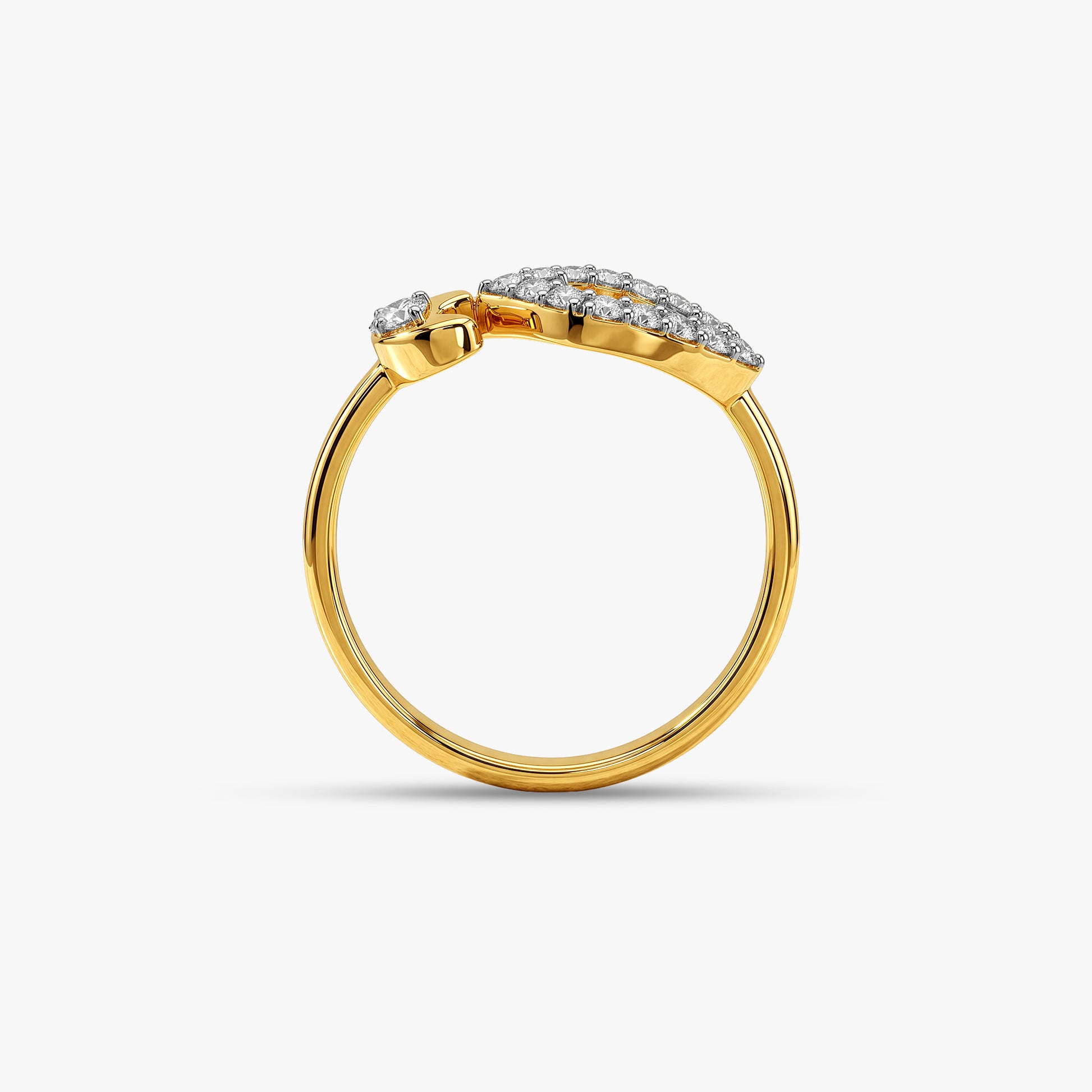 Gold Mirage Arc Lab Grown Diamond Ring (Size 12)