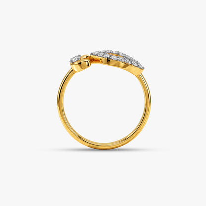 Gold Mirage Arc Lab Grown Diamond Ring (Size 12)