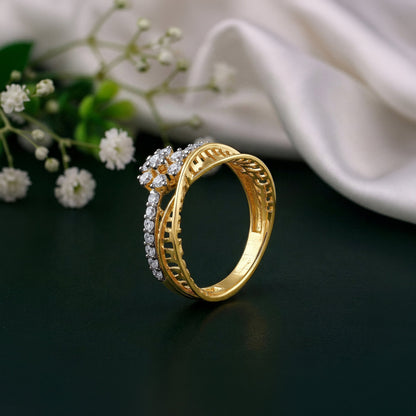 Gold Lyla Lab Grown Diamond Ring (Size 12)