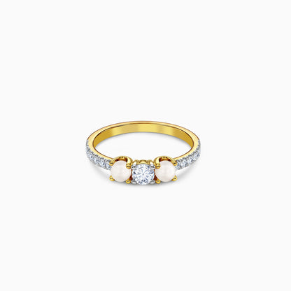 Gold Lumineuse Shine Lab Grown Diamond Ring (Size 12)