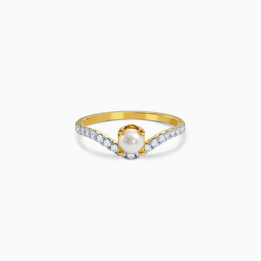 Gold Gracieux Shine Lab Grown Diamond Ring