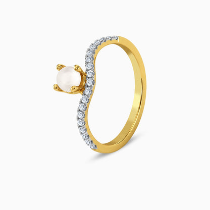 Anushka Sharma Gold Gracieux Shine Lab Grown Diamond Ring (Size 12)