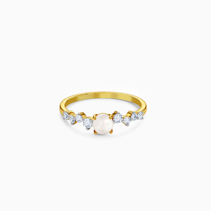 Gold Gracioso Lab Grown Diamond Ring