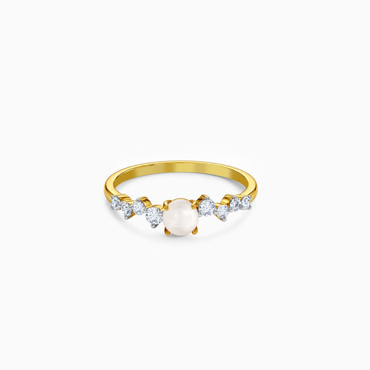 Gold Gracioso Lab Grown Diamond Ring