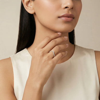 Gold Vanki Lab Grown Diamond Ring (Size 12)