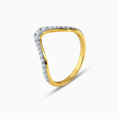 Gold Vanki Lab Grown Diamond Ring (Size 12)