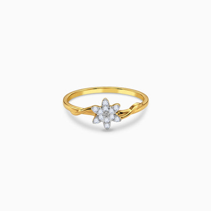 Gold Petal Party Lab Grown Diamond Ring (Size 12)