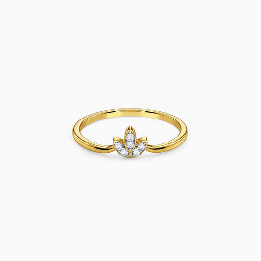 Gold Bloom & Slay Lab Grown Diamond Ring