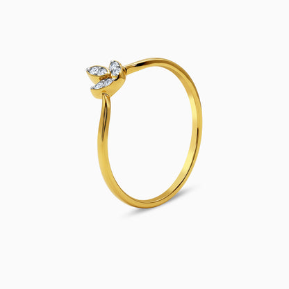 Gold Bloom & Slay Lab Grown Diamond Ring (Size 12)