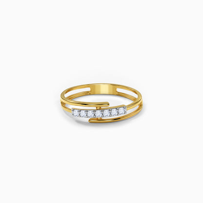 Gold Grace Level Lab Grown Diamond Ring