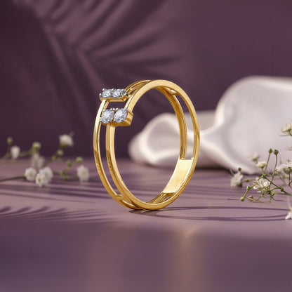 Gold Museworthy Lab Grown Diamond Ring (Size 12)