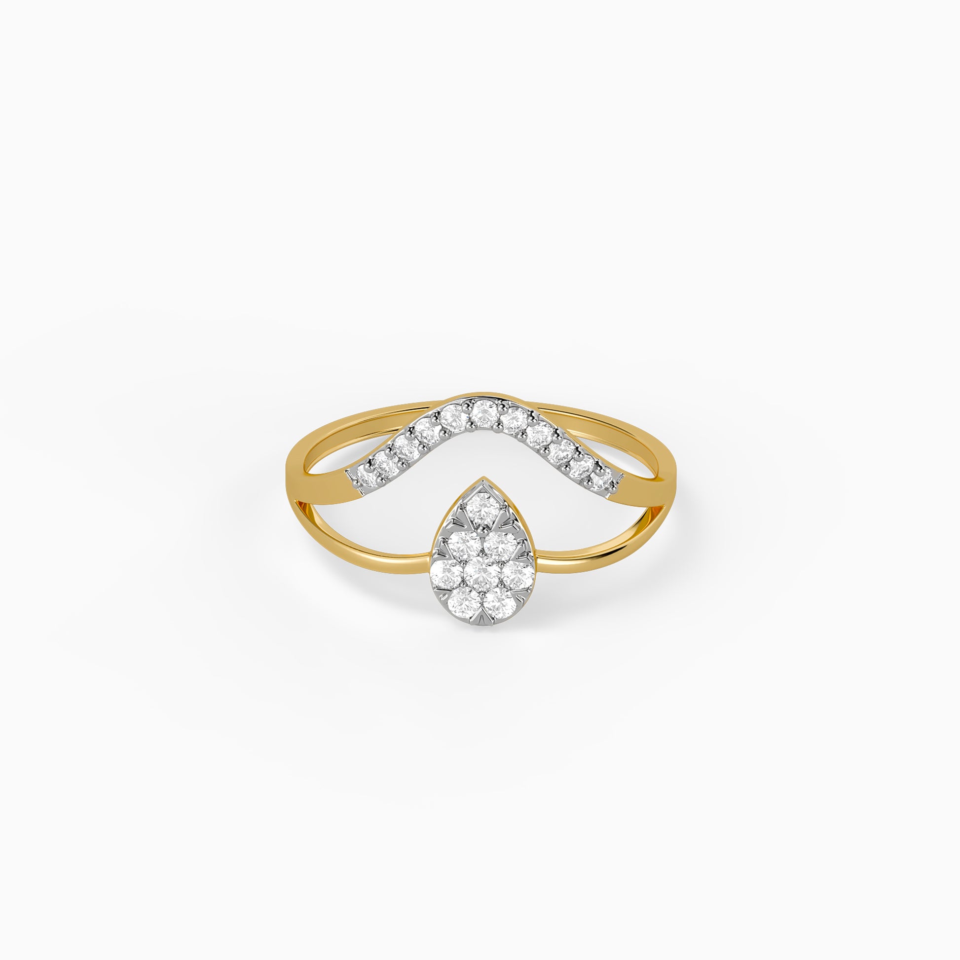 Gold Dual Path Lab Grown Diamond Ring