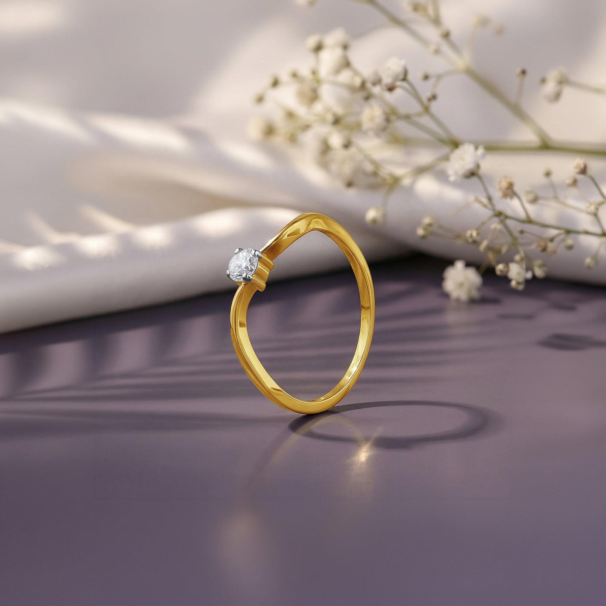 Gold Regal Lab Grown Diamond Ring (Size 12)