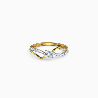 Gold Eternal Infinity Lab Grown Diamond Ring (Size 12)