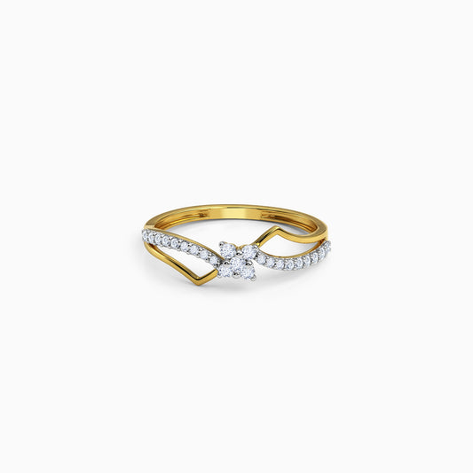 Gold Eternal Infinity Lab Grown Diamond Ring (Size 12)