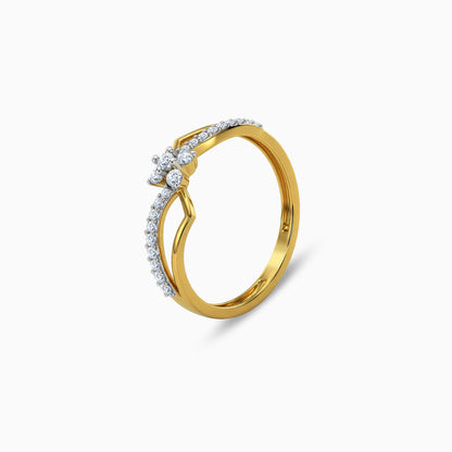 Gold Eternal Infinity Lab Grown Diamond Ring (Size 12)
