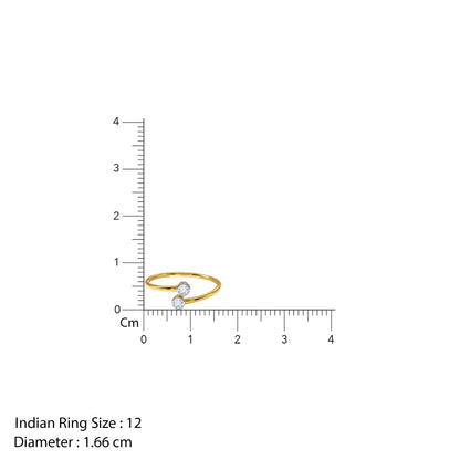 Gold Seraphina Lab Grown Diamond Ring (Size 12)