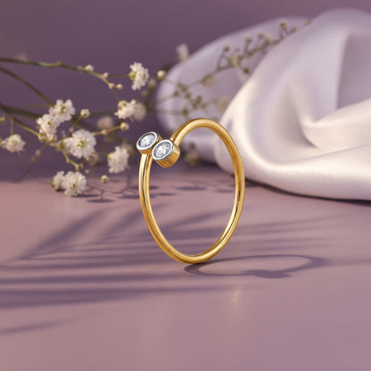 Gold Seraphina Lab Grown Diamond Ring (Size 12)