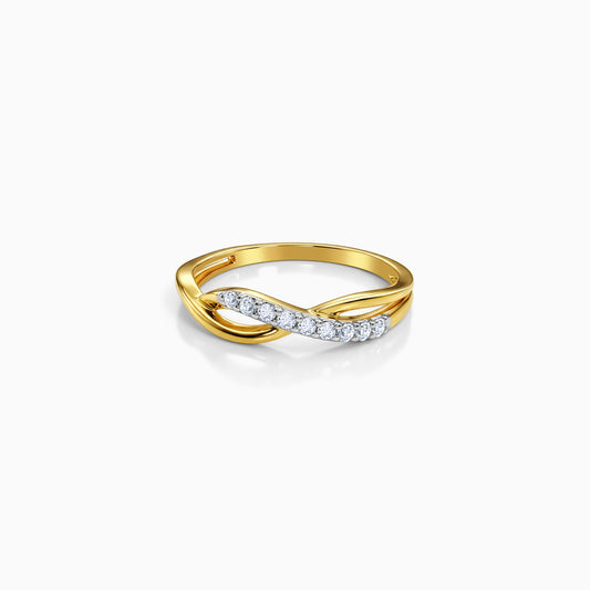 Gold Soft Command Lab Grown Diamond Ring