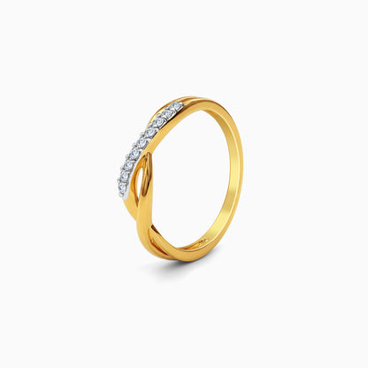 Gold Soft Command Lab Grown Diamond Ring (Size 12)