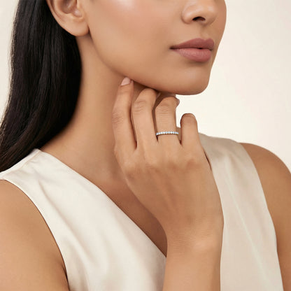 Gold Effortless Flex Lab Grown Diamond Ring (Size 12)
