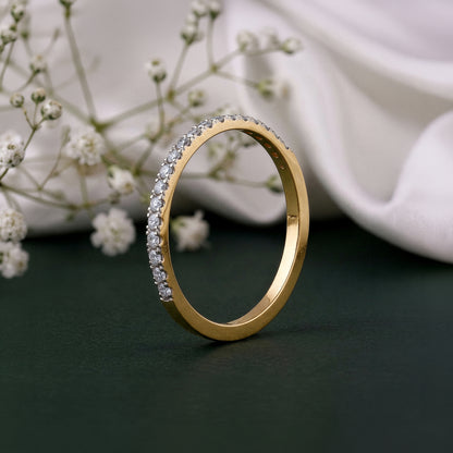 Gold Effortless Flex Lab Grown Diamond Ring (Size 12)