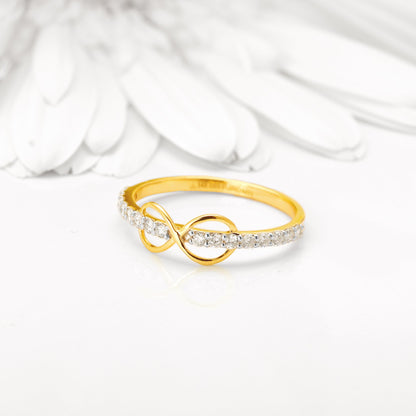 Gold To Infinity And Beyond Diamond Ring