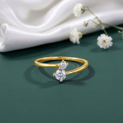 Gold Timelessly You Lab Grown Diamond Ring (Size 12)