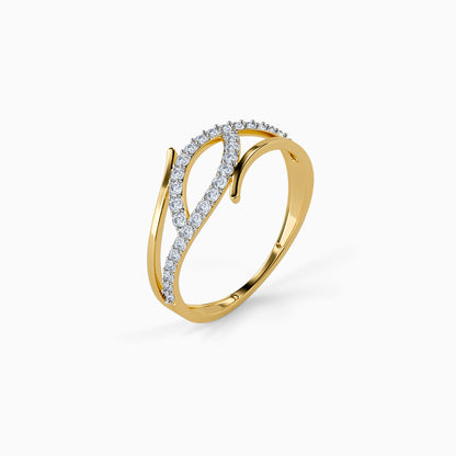 Gold Lumen Gaze Lab Grown Diamond Ring (Size 12)