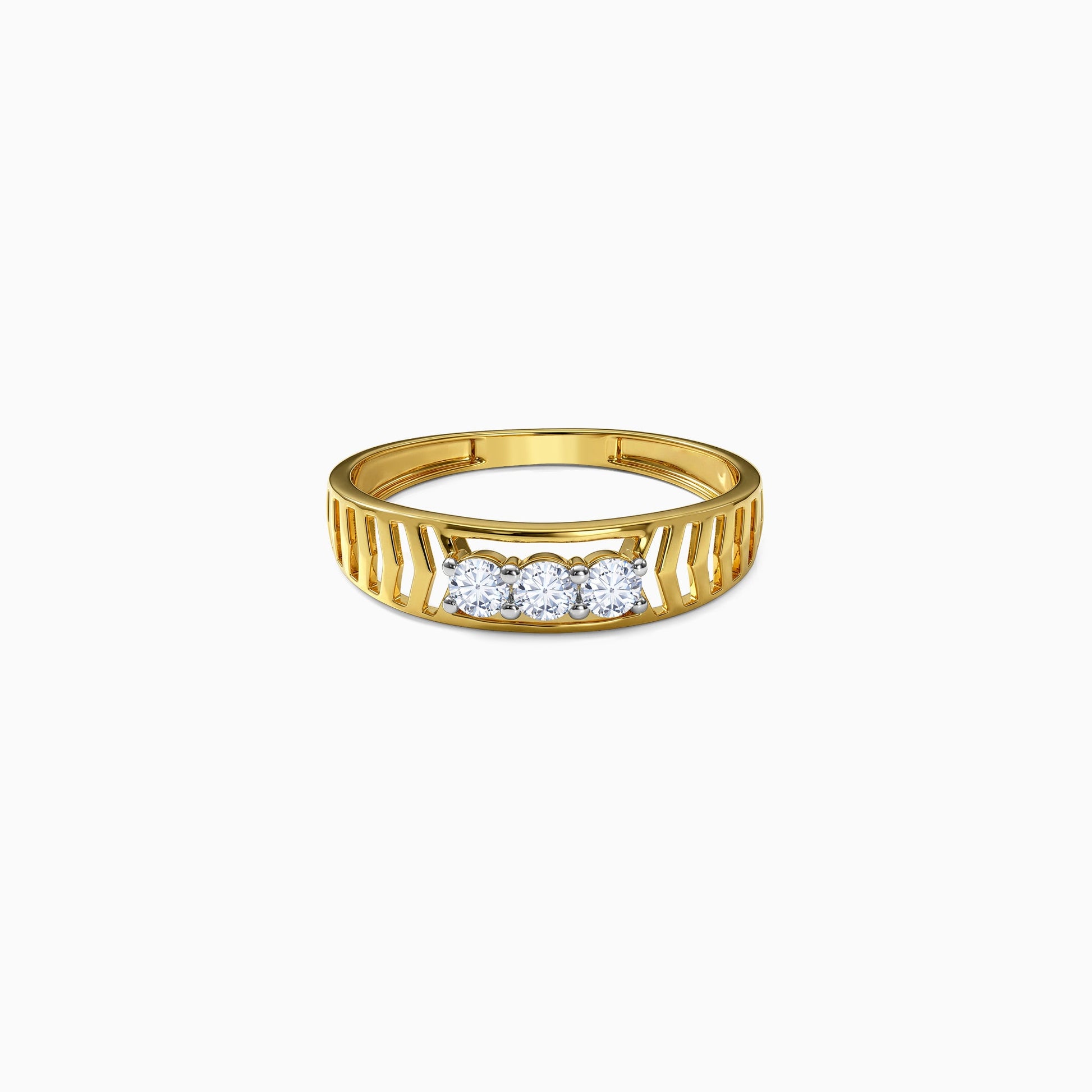 Gold Troika Lab grown Diamond Ring (Size 12)