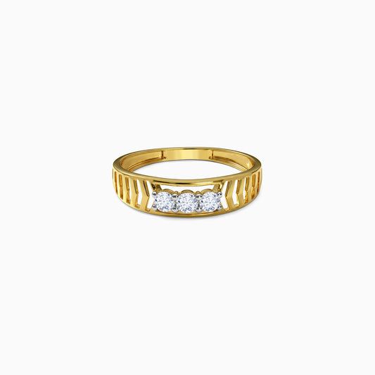 Gold Troika Lab grown Diamond Ring (Size 12)