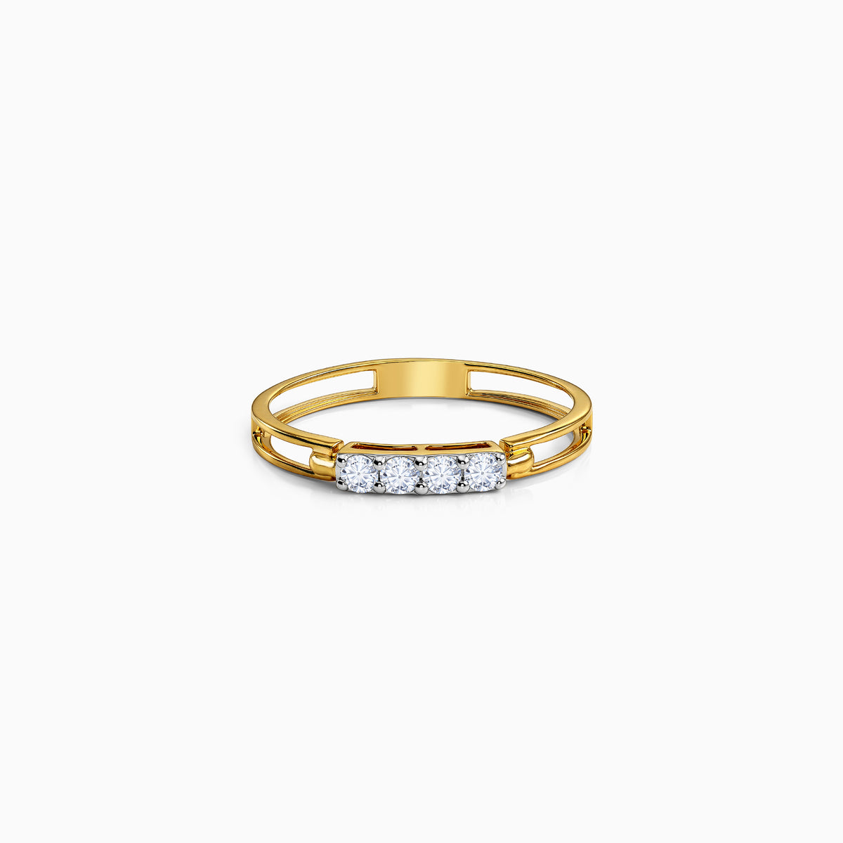 Gold Muse Mode Lab Grown Diamond Ring (Size 12)
