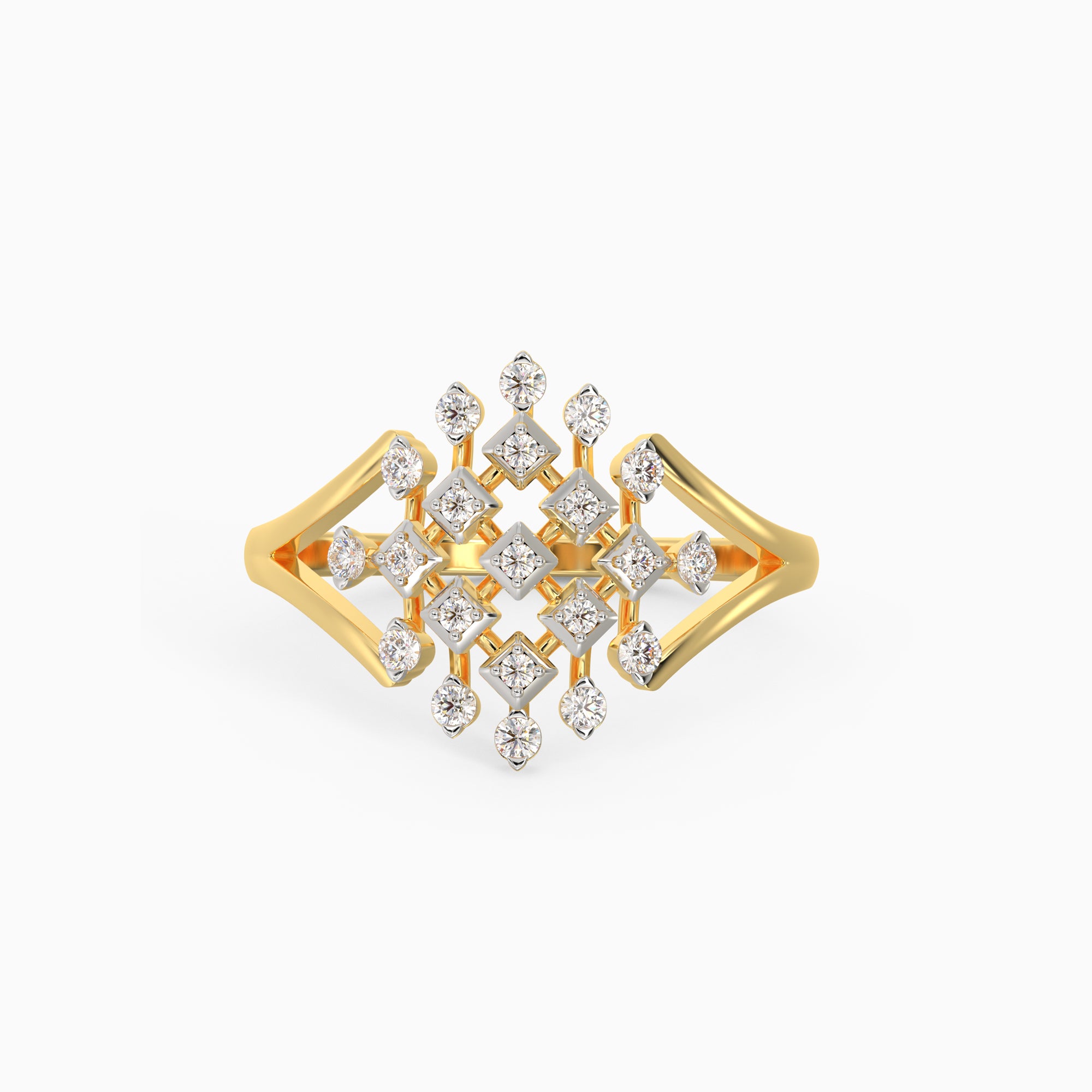 Gold Spectacular Diamond Ring