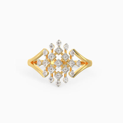 Gold Spectacular Diamond Ring