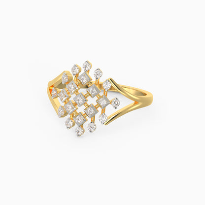 Gold Spectacular Diamond Ring