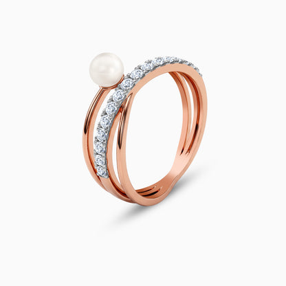 Anushka Sharma Rose Gold Cara Lab Grown Diamond Ring