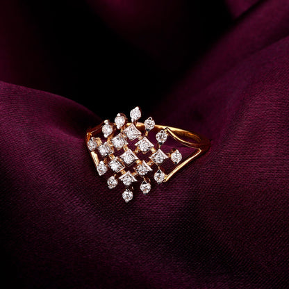 Gold Spectacular Diamond Ring