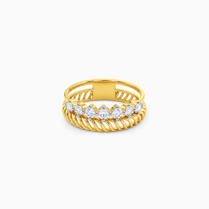 Gold Lumi Spark Lab Grown Diamond Ring (Size 12)
