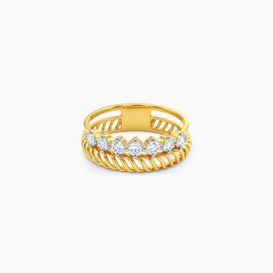 Gold Lumi Spark Lab Grown Diamond Ring (Size 12)
