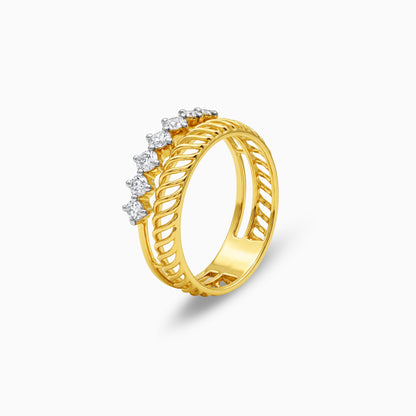 Gold Lumi Spark Lab Grown Diamond Ring (Size 12)